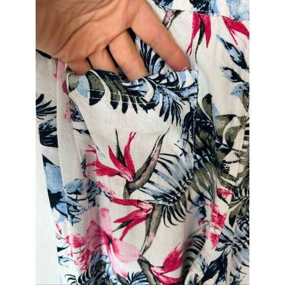 Cali1850 Women's Casual Linen Pants Drawstring Waist Lounge Beach Pants size L - Picture 5 of 7